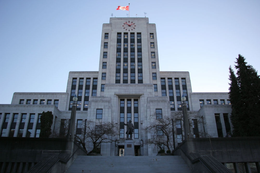 Vancouver City Hall. Photograph by Yolanda Cole.