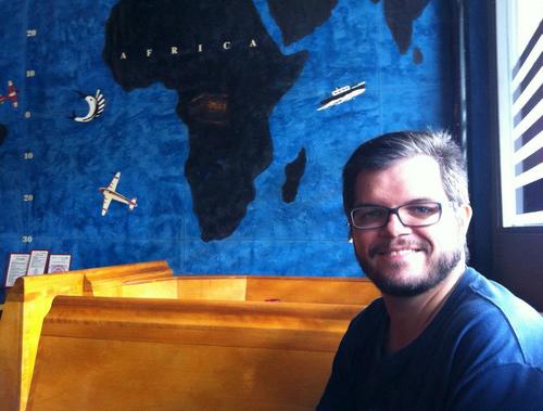 Yuri Artibise at a Capitol Hill restaurant in Seattle.