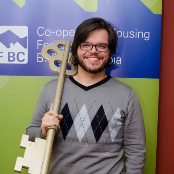 Yuri Artibise holds the key in support of co-operative housing