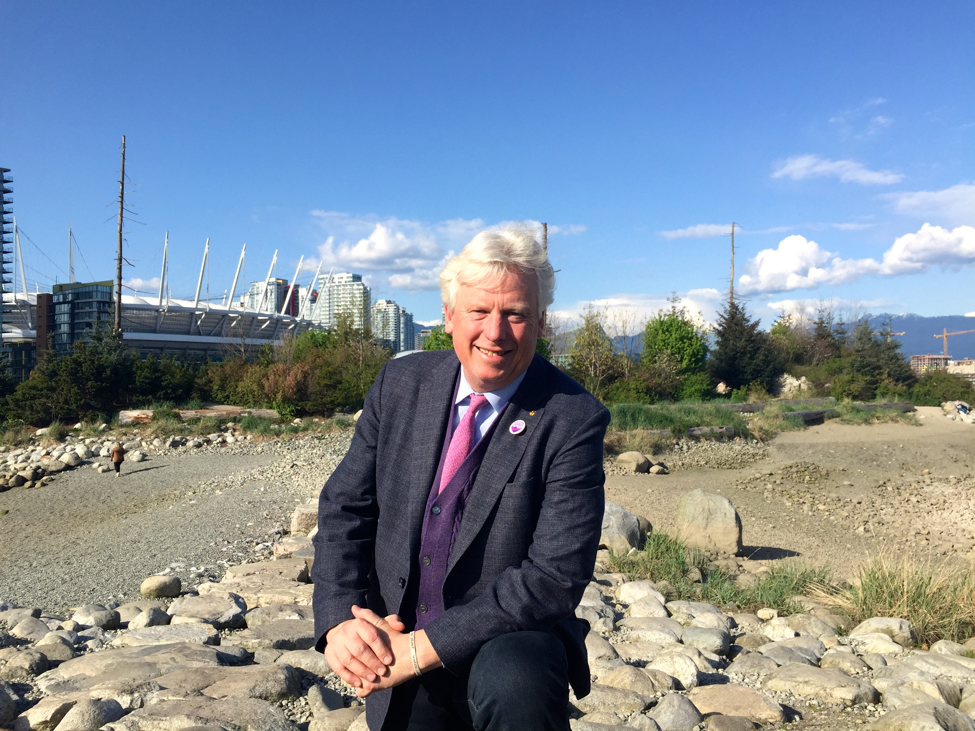 David Miller at Habitat Island