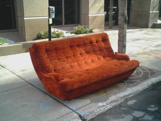 The Couch in the Street as a literall example as the city as a living room